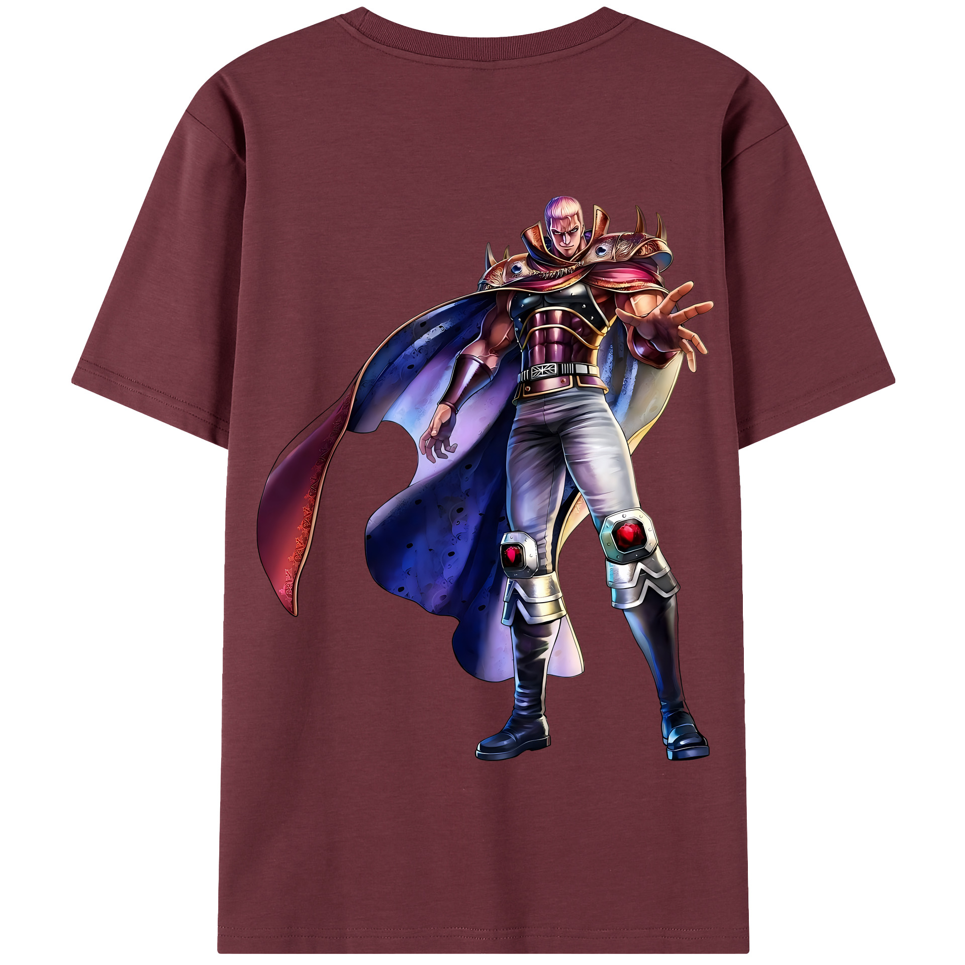 （画像用） 北斗の拳 Fist of the North Star 綿100％半袖Tシャツ（背面プリント）